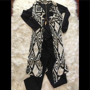 Maxi sweater “vest”